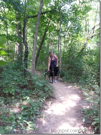 Krissy and Emma enjoying Ft. Harrison State Park.