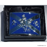 "Thistle and Saltire" Kilt Belt Buckle