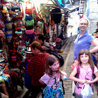 Of course we spend some money at the souvenier market.  Lily likes that.