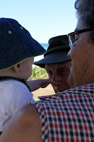 Oscar going for Poppi's nose