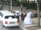 We drive by prep for some wedding photos, along with the puffiest dress ever