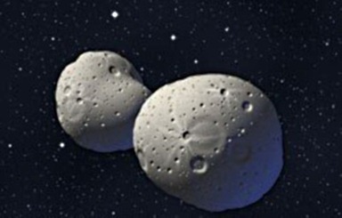 formato do asteroide 2001QG298
