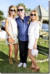 LA QUINTA, CA - APRIL 10: Model Rosie Huntington-Whiteley, Coach Executive Creative Director Stuart Vevers and actress Kate Bosworth   attend Coach Backstage at SOHO Desert House on April 10, 2015 in La Quinta, California.  (Photo by Jerod Harris/Getty Images for Coach)