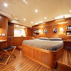 Owner's cabin with a second home theater system Owner's cabin with a second home theater system