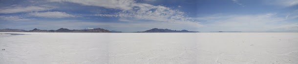 Bonneville Salt Flats Landscape