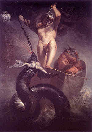 Thor And The Midgard Serpent, Asatru Gods And Heroes