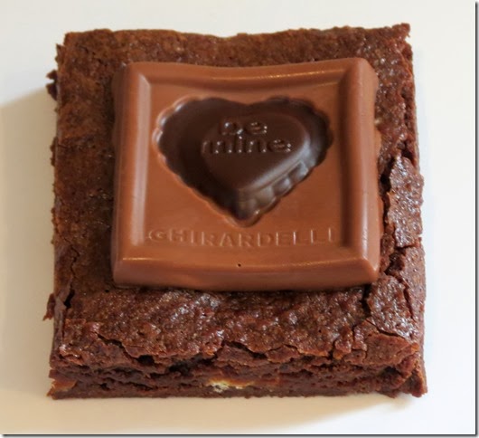 Ghirardelli Chocolate Valentine Impressions Brownies 2