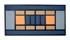terminal 2, 1999, acrylic on canvas, 24 x 42 in.