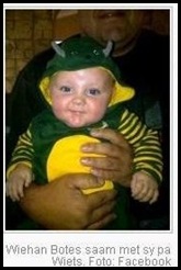 BOTES Wiehan 5 months strangled to death with carer Magrietha de Goede 66 MaY232012 saps CLAIMS they are searching for unknown killers