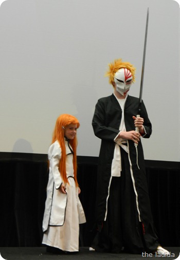 EB Expo Just 'Cos Cosplay Competition - Ichigo and Orihime from Bleach EB Expo Just 'Cos Cosplay Competition - Ichigo and Orihime from Bleach