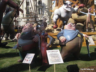 Falla Ajuntament de València 2012.