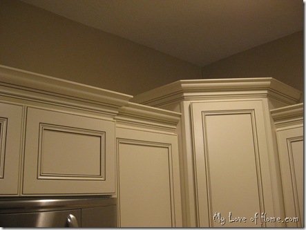 Crown Molding on kitchen cabinets