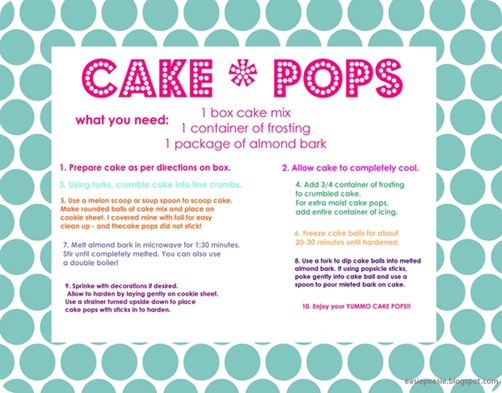 cake pops