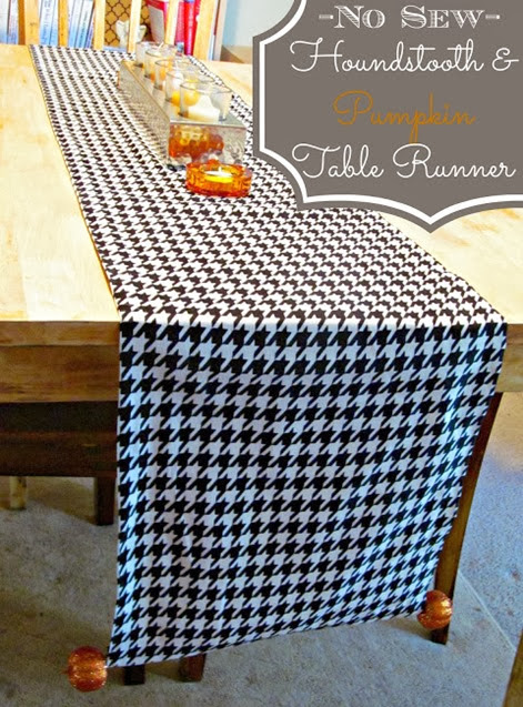 No Sew Table Runner by Its Always Ruetten No Sew Table Runner by Its Always Ruetten