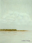 072 - La Pointe Denis - 1996<br />
24 x 30 - Craie sur carton