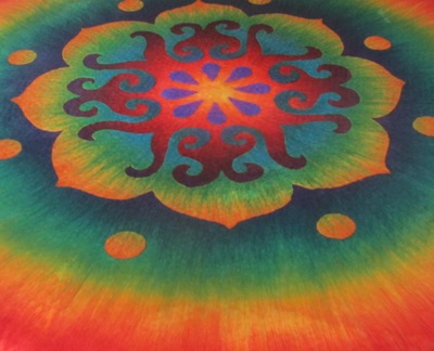 Mandala in Arbeit