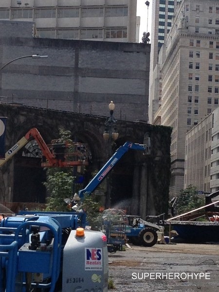 Dawn of the Planet of the Apes Set Photos Tease the 'Human Nation' 03