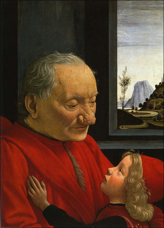 Ghirlandaio, vieil homme et enfant Ghirlandaio, vieil homme et enfant