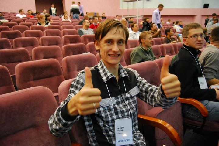 Andriy Buday at Uneta Plus Conference Andriy Buday at Uneta Plus Conference