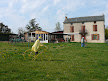 bikes in garden next to Almayrac church