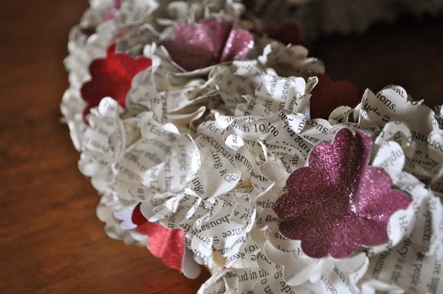 Book Page Wreath by Make Life Lovely