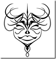 mascara diablo tribal