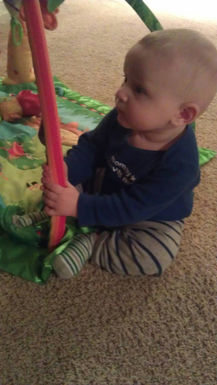 sitting up