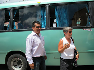 our bus and guide