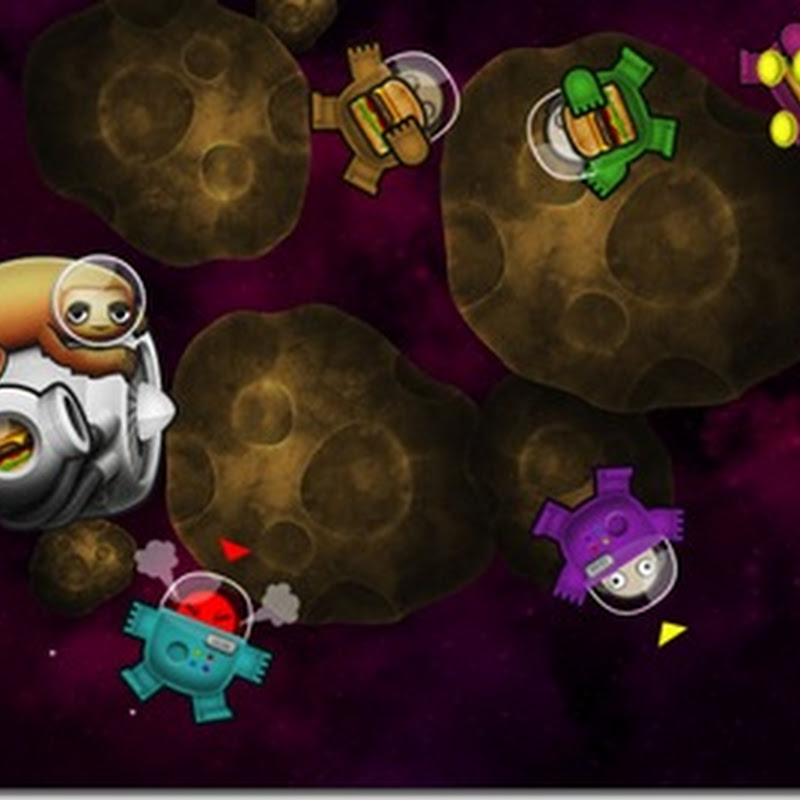 Spiele-App: In Star Sloth schießen Sie mit Cheeseburgern auf Astronauten