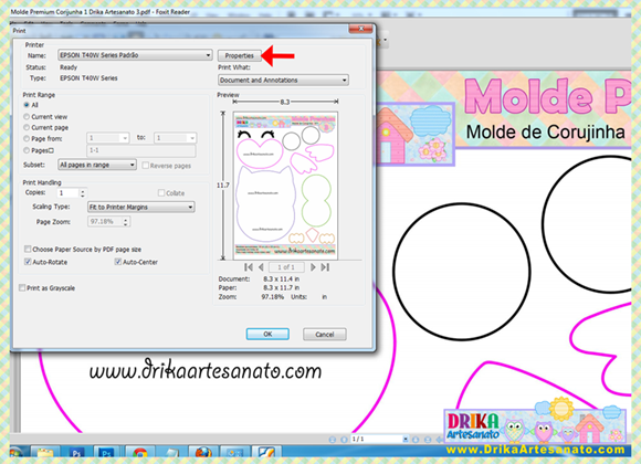 como ampliar moldes de patchwork