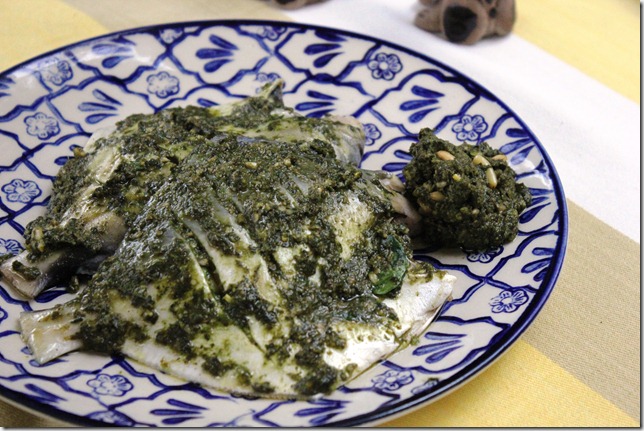 pesto pomfret pesto pomfret