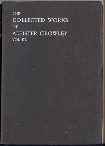 Cover of Aleister Crowley's Book The Works Of Aleister Crowley Vol Iii Part 3