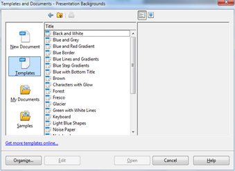 OpenOffice.org (templates)