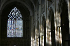Sunlight in the Nave of York Minster