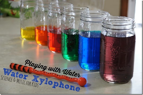 Water Activity for Kids - Kids of all ages will love playing with water while they explore music and science in this water xylophone Water Activity for Kids - Kids of all ages will love playing with water while they explore music and science in this water xylophone