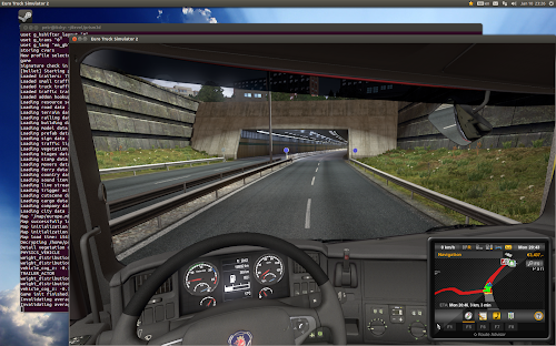 Euro Truck Simulator 2 in Linux