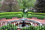 A vew from the balcony at the Executive Mansion