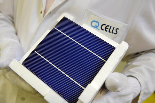 German solar panel manufacturer Q-Cells filed for bankruptcy on Tuesday, 3 April 2012. AFP
