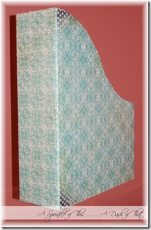 Magazine Holder After {A Sprinkle of This . . . . A Dash of That} Magazine Holder After {A Sprinkle of This . . . . A Dash of That}