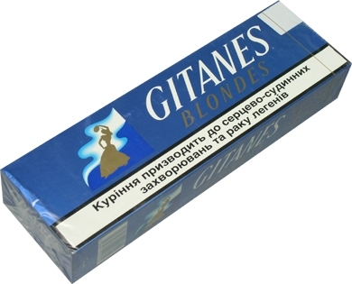Cigarettes Gitanes Blondes Blue