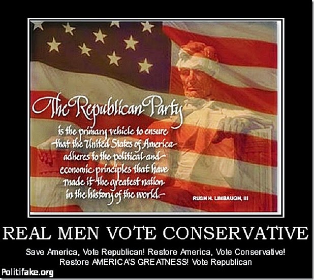 Vote Conservative Republican Vote Conservative Republican
