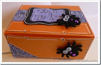 Trick or Treat Box using Sizzix Box die