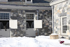 Hi Meindert!  The donkeys told us that all of you equines felt very safe inside the stone stable during the hurricane, but now look at all of this snow we have to deal with!