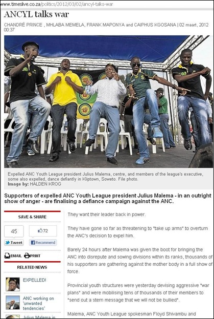 ANCYL TALKS WAR MARCH 3 2012
