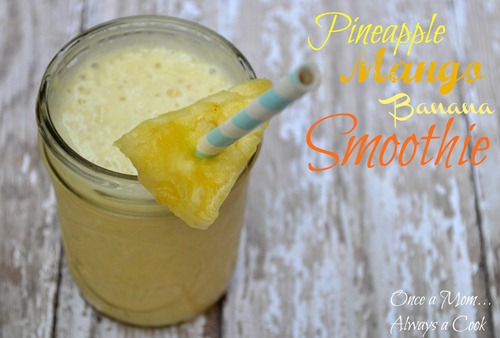 pineapple mango banana smoothie