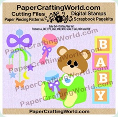 baby set 4 papered 3502