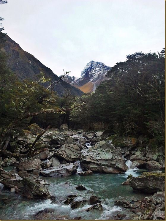 River to Rob Roy glacier