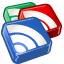 RSS to Google Reader mobile app icon