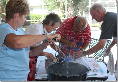 filling the jars