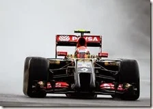 Lotus con la Power Unit Mercedes nel 2015